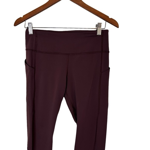 Lululemon Pace Rival Crop *22" Cherry Cola - Picture 10 of 16